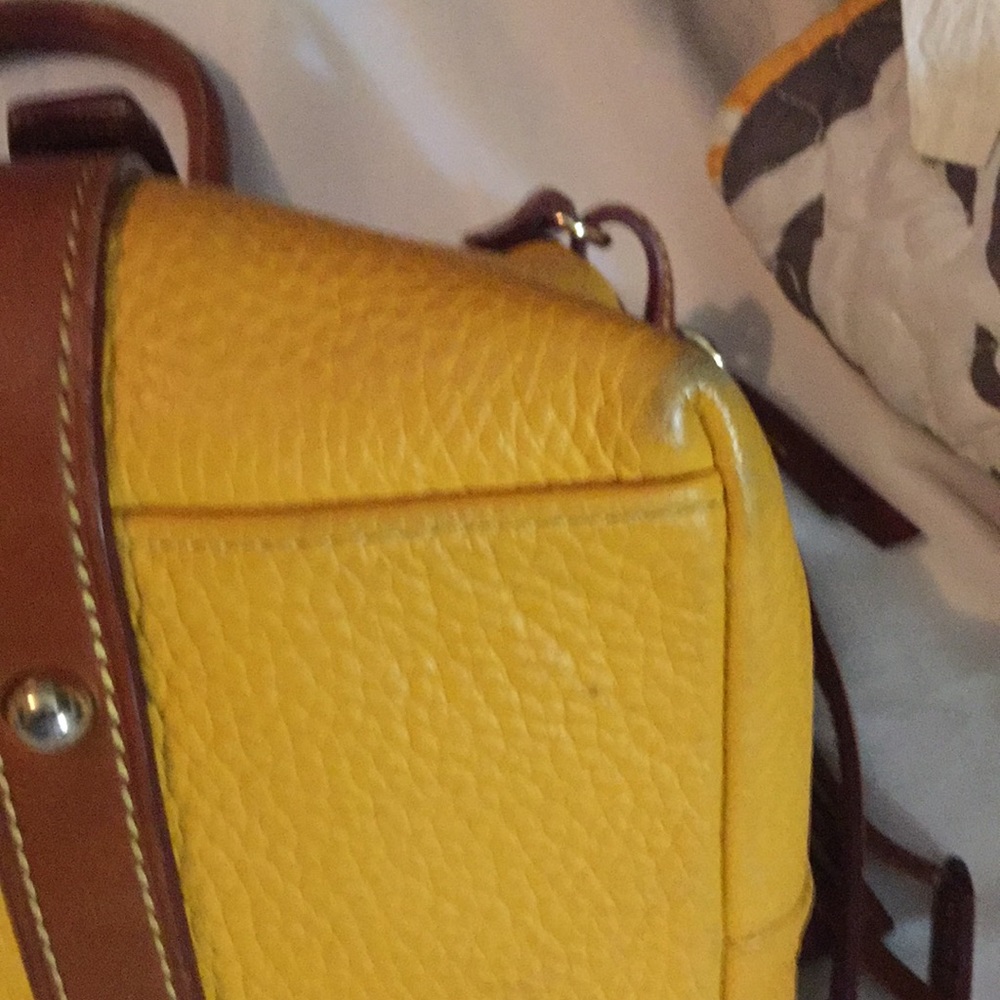 Dooney & Bourke Pebble Leather Satchel - Picture 8 of 9